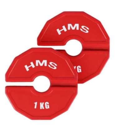 TSN100 PLATE FOR STRENGTH AND FITNESS TRAINING OVERLAY TYPE 2 x 1 KG HMS