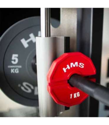 TSN100 PLATE FOR STRENGTH AND FITNESS TRAINING OVERLAY TYPE 2 x 1 KG HMS