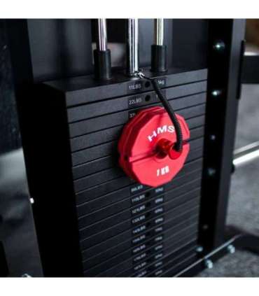 TSN100 PLATE FOR STRENGTH AND FITNESS TRAINING OVERLAY TYPE 2 x 1 KG HMS