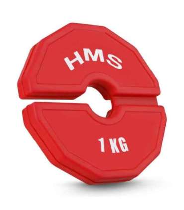 TSN100 PLATE FOR STRENGTH AND FITNESS TRAINING OVERLAY TYPE 2 x 1 KG HMS