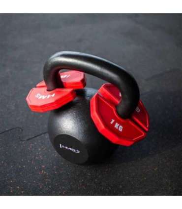 TSN100 PLATE FOR STRENGTH AND FITNESS TRAINING OVERLAY TYPE 2 x 1 KG HMS