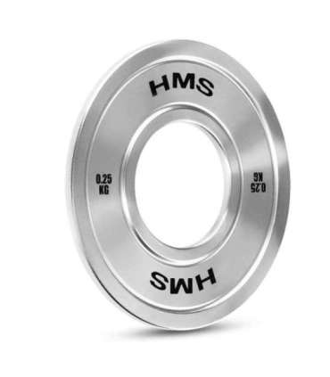 TOS02 CALIBRATED STEEL OLYMPIC PLATE 0.25 KG HMS
