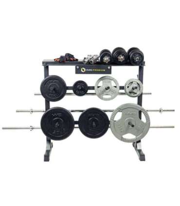 STR12  WEIGHTS, BARBELLS AND DUMBBELLS RACK HMS PREMIUM