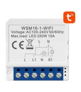 Smart Switch Module WiFi Avatto WSM16-W1 TUYA