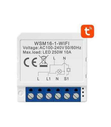 Smart Switch Module WiFi Avatto WSM16-W1 TUYA