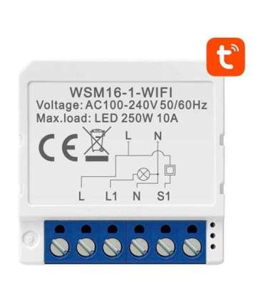 Smart Switch Module WiFi Avatto WSM16-W1 TUYA