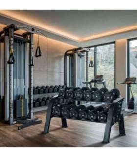 STR48 DOUBLE DUMBBELL RACK 6 PAIRS COMMERCIAL HMS