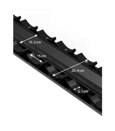 STR48 DOUBLE DUMBBELL RACK 6 PAIRS COMMERCIAL HMS