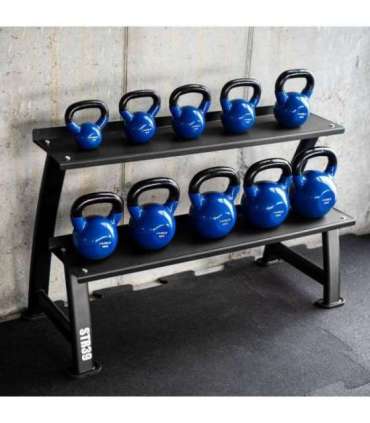 STR39 DOUBLE LEVEL KETTLEBELL RACK HMS