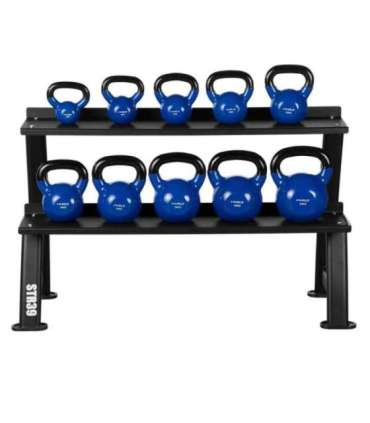 STR39 DOUBLE LEVEL KETTLEBELL RACK HMS