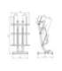 STR40 WEIGHT AND BARBELL TRAINING PUMP RACK HMS