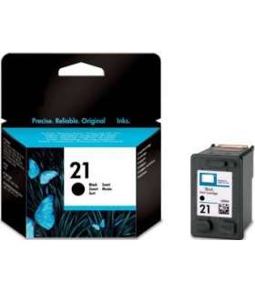 HP 21 Black Ink Cartridge, 190 pages, for DeskJet F380, Officejet 4300, Deskjet F2300