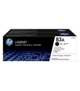 HP 83A 2-pack black toner cartridge for LaserJet M201, M125, M127, M225 (1.500 pages)