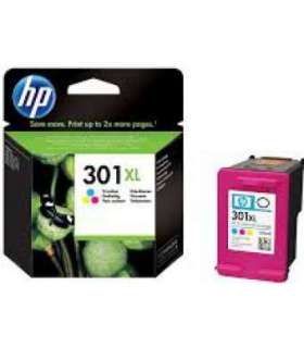 HP 301XL High Capacity Tri-Color Ink Cartridge, 330pages, for HP Deskjet 1000, 1050, 2050, 3000, 3050