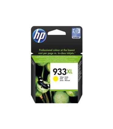 HP 933XL High Yield Yellow Ink Cartridge, 825 pages, for Officejet 6700, 7110 series