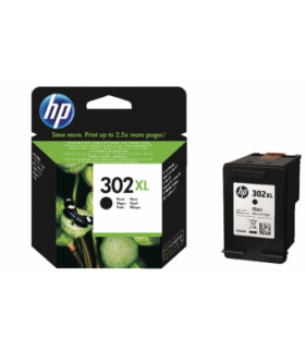 HP 302XL High Yield Black Ink Cartridge, 480 pages, for HP Officejet 3830,3834,4650, Deskjet 2130,3630,1010, Envy 4520