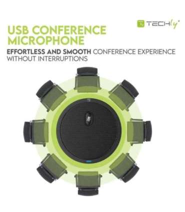 Techly ICC SH-22 microphone Black Conference microphone