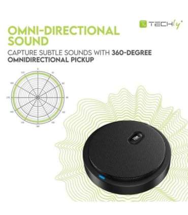 Techly ICC SH-22 microphone Black Conference microphone