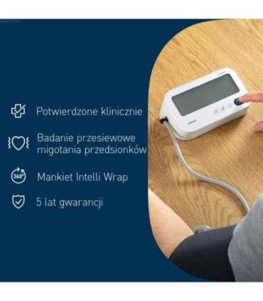 OMRON M3 COMFORT AFIB BLOOD PRESSURE MONITOR + POWER SUPPLY