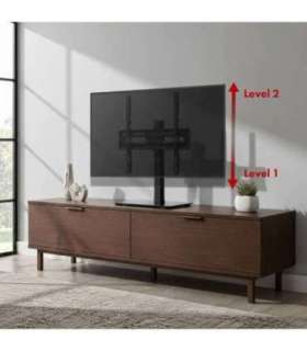 Maclean universal TV stand, for RTV cabinet, stand, max. 35 kg, 20 degree rotation, for 32-55" TV, MC-132