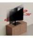 Maclean universal TV stand, for RTV cabinet, stand, max. 35 kg, 20 degree rotation, for 32-55" TV, MC-132