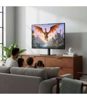 Maclean universal TV stand, for RTV cabinet, stand, max. 35 kg, 20 degree rotation, for 32-55" TV, MC-132