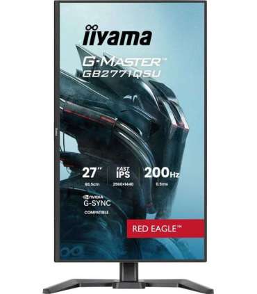 iiyama G-MASTER GB2771QSU-B1 computer monitor 68.6 cm (27") 2560 x 1440 pixels Wide Quad HD Black