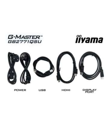 iiyama G-MASTER GB2771QSU-B1 computer monitor 68.6 cm (27") 2560 x 1440 pixels Wide Quad HD Black