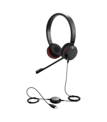 Jabra Evolve 30 II - wired stereo earphones, black