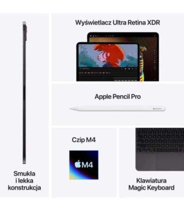 Apple iPad Pro 5G Apple M TD-LTE & FDD-LTE 256 GB 33 cm (13") 8 GB Wi-Fi 6E (802.11ax) iPadOS 17 Black