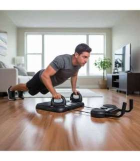 MULTIFUNCTIONAL EXERCISE PLATFORM WITH ROPES