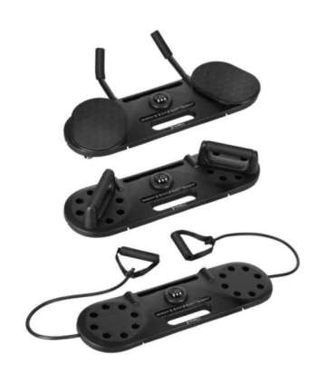 DBP02 MULTIFUNCTIONAL BOARD FOR ABDOMINAL MUSCLE EXERCISES AND PUSH-UPS WITH ROPES 3-IN-1 HMS