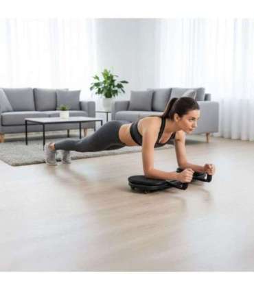 DBP02 MULTIFUNCTIONAL BOARD FOR ABDOMINAL MUSCLE EXERCISES AND PUSH-UPS WITH ROPES 3-IN-1 HMS