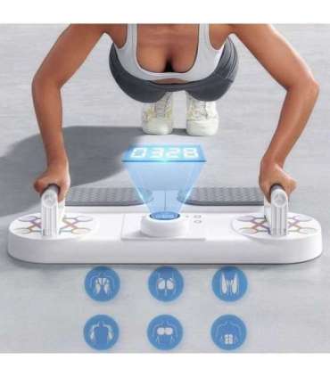 DBP03 MULTIFUNCTIONAL BOARD FOR ABDOMINAL MUSCLE EXERCISES AND PUSH-UPS WITH COUNTER HMS