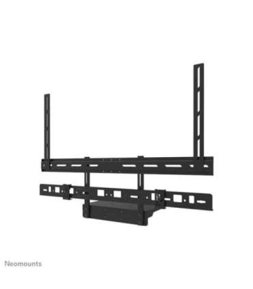 Neomounts AV60-500BL Videobar and laptop shelf kit, 43 - 110", VESA, 8 kg, universal, 0 - 55 mm