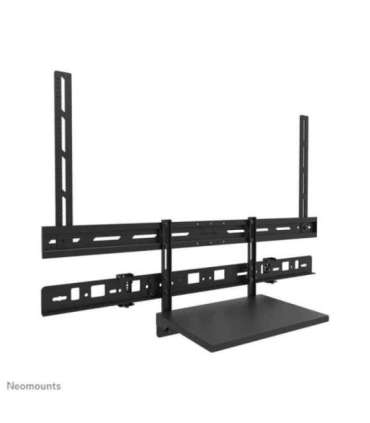 Neomounts AV60-500BL Videobar and laptop shelf kit, 43 - 110", VESA, 8 kg, universal, 0 - 55 mm