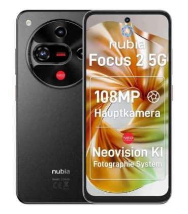 MOBILE PHONE FOCUS 2 5G/8/256GB BLACK NUBIA