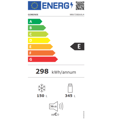Fridge GORENJE NRK720EAXL4