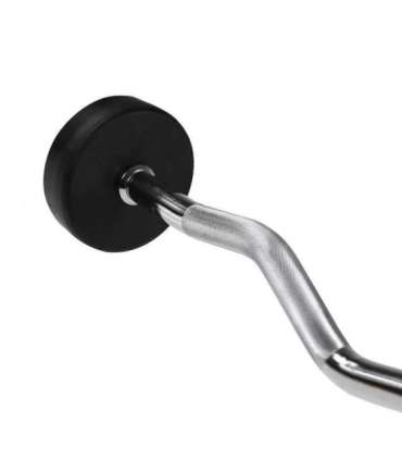 GSL-10 lokkis kummiga kaetud kang, 10 kg (HMS)