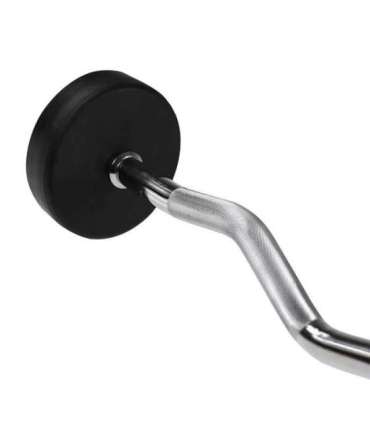 GSL35 kõverdatud kummkattega kang 10 kg HMS