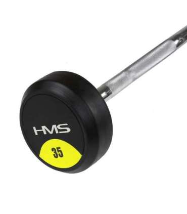 GSL35 kõverdatud kummkattega kang 10 kg HMS