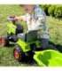 FALK Baby Claas Axos 310 traktor, roheline, koos haagisega, sobib alates 1. eluaastast