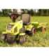 FALK Baby Claas Axos 310 traktor, roheline, koos haagisega, sobib alates 1. eluaastast