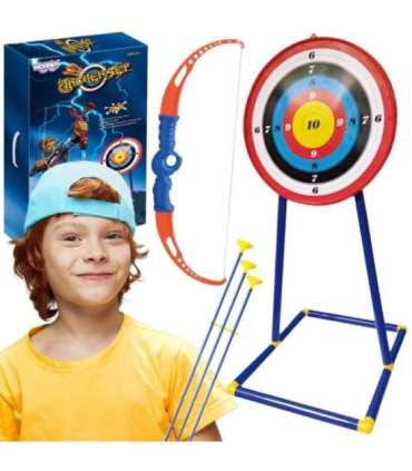 WOOPIE Набор маленького лучника — лук, стрелы, щит, 12 шт.