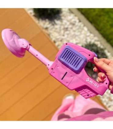 WOOPIE käsitsi juhitav muruniiduk-seebimullimasin, roosa