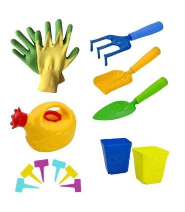 WOOPIE Väikese aedniku 15-osaline komplekt. Dinosaurused