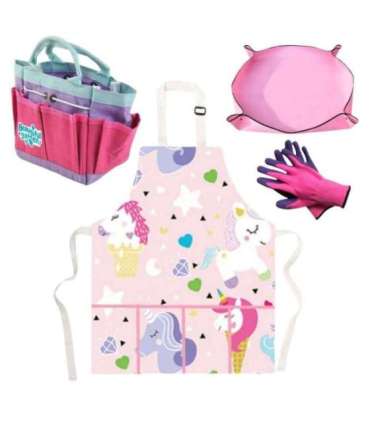 WOOPIE väikese aedniku komplekt, 18 osa. Ükssarvik