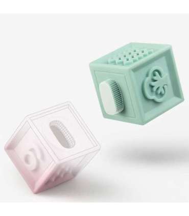 WOOPIE BABY сенсорные кубики, сжимаемая головоломка со звуком, 12 шт.