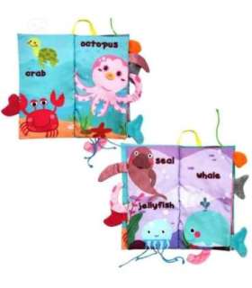 WOOPIE BABY Тканевая книжечка с хвостиками морских животных