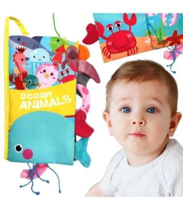 WOOPIE BABY Тканевая книжечка с хвостиками морских животных